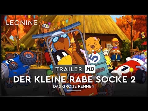 Trailer-Vorschau: Der kleine Rabe Socke 2 - Das große Rennen