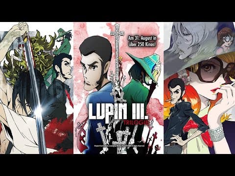 Trailer-Vorschau: Lupin III.: Goemon Ishikawa, der es Blut regnen lässt