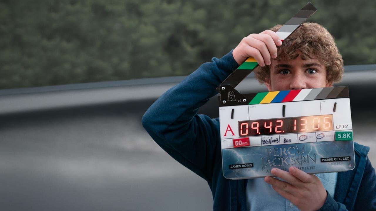 Szene aus Die Reise eines Helden – Das Making-of zu Percy Jackson: Die Serie