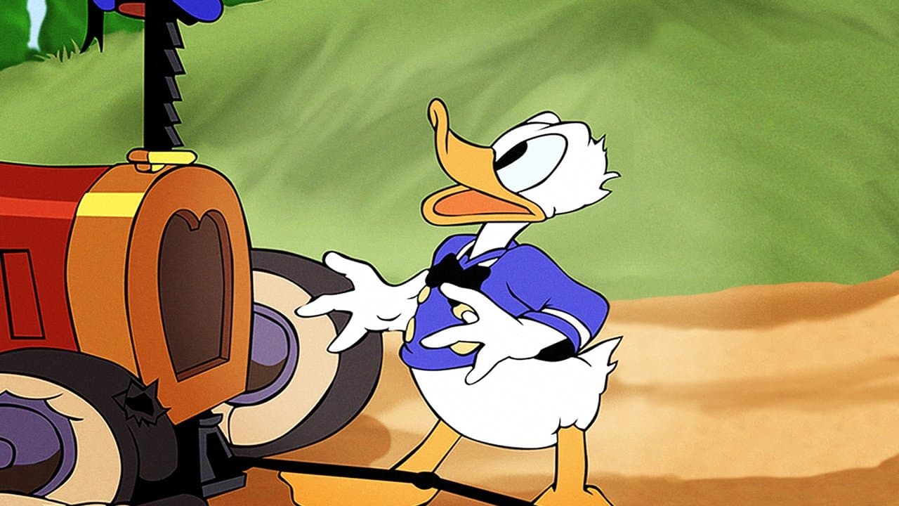 Szene aus Donald beim Reifenwechsel