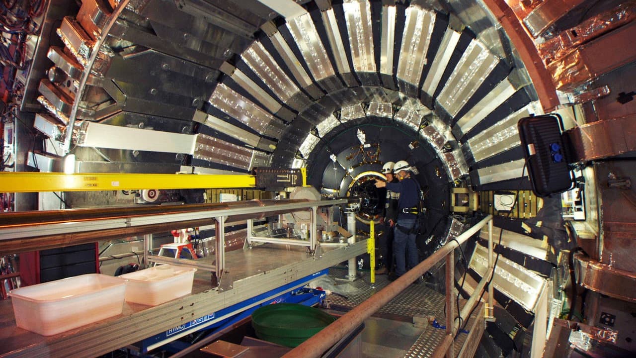 Szene aus CERN