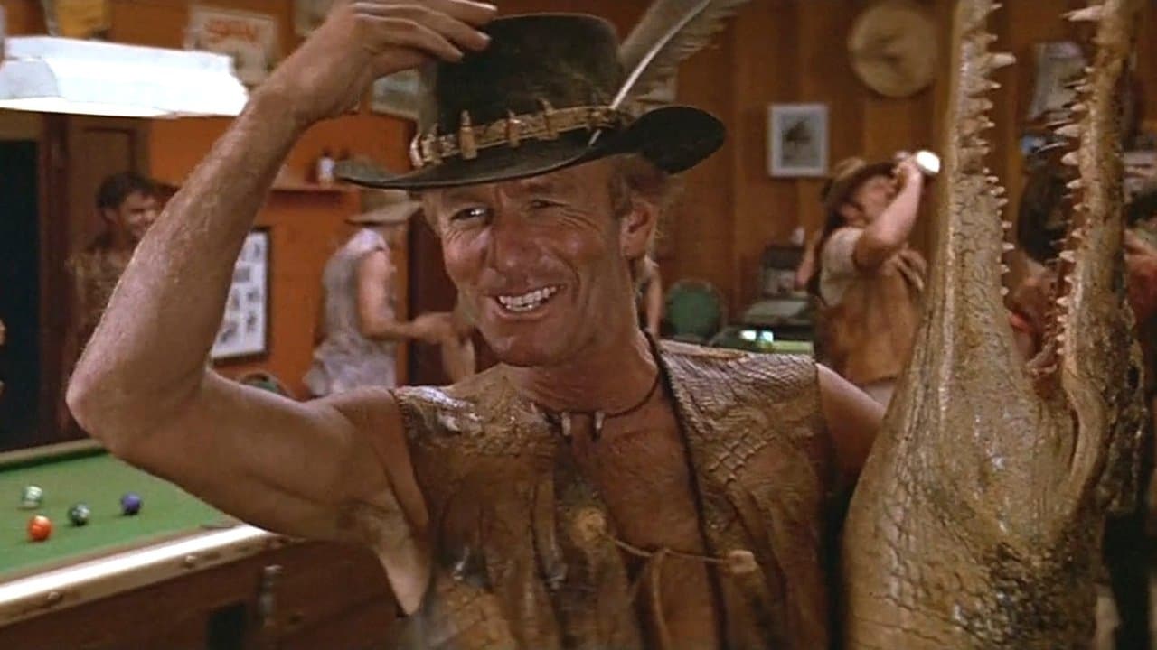 Szene aus Crocodile Dundee - Ein Krokodil zum Küssen