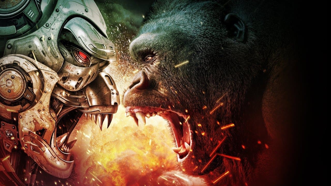 Szene aus Ape vs. Mecha Ape
