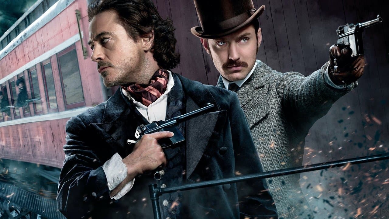 Szene aus Sherlock Holmes - Spiel im Schatten