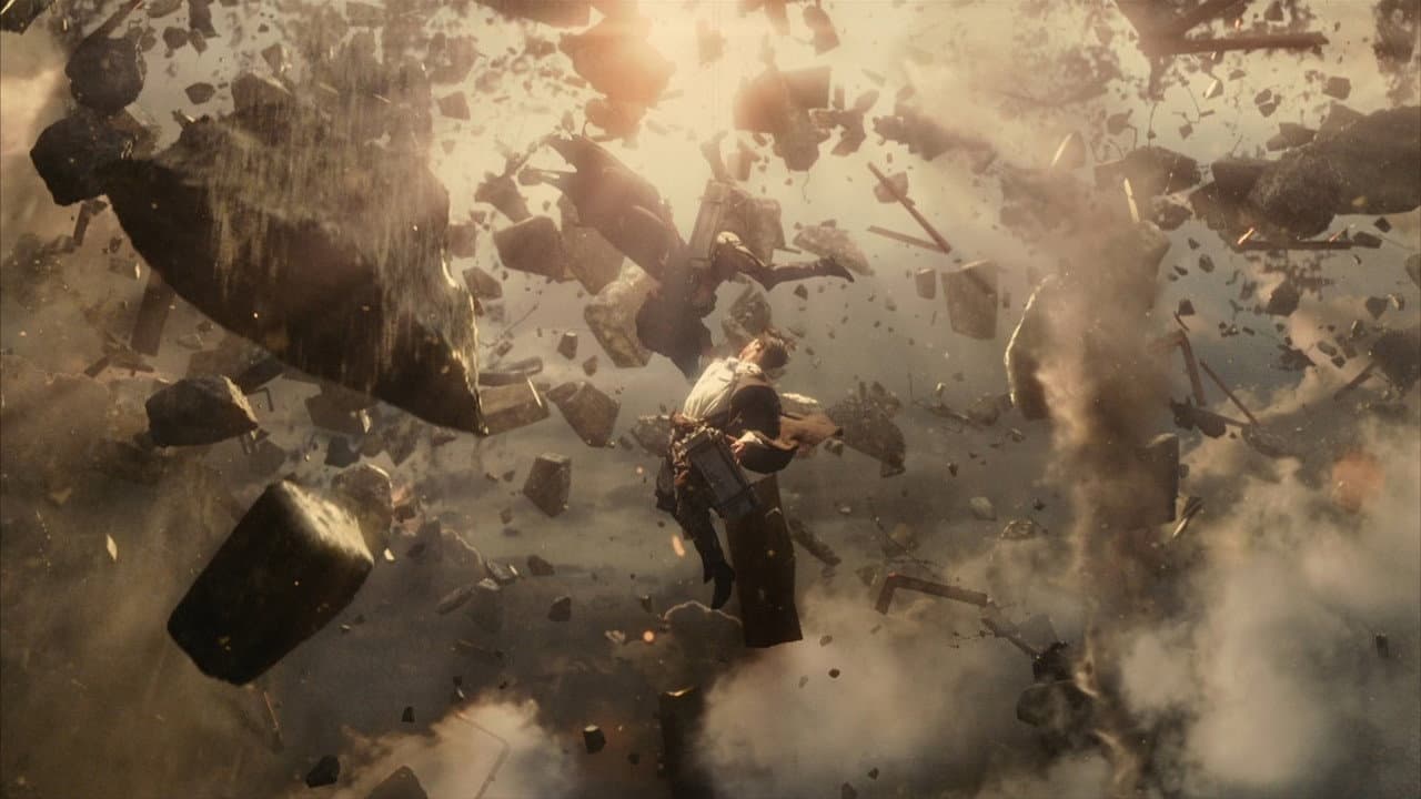 Szene aus Attack On Titan II: End of the World