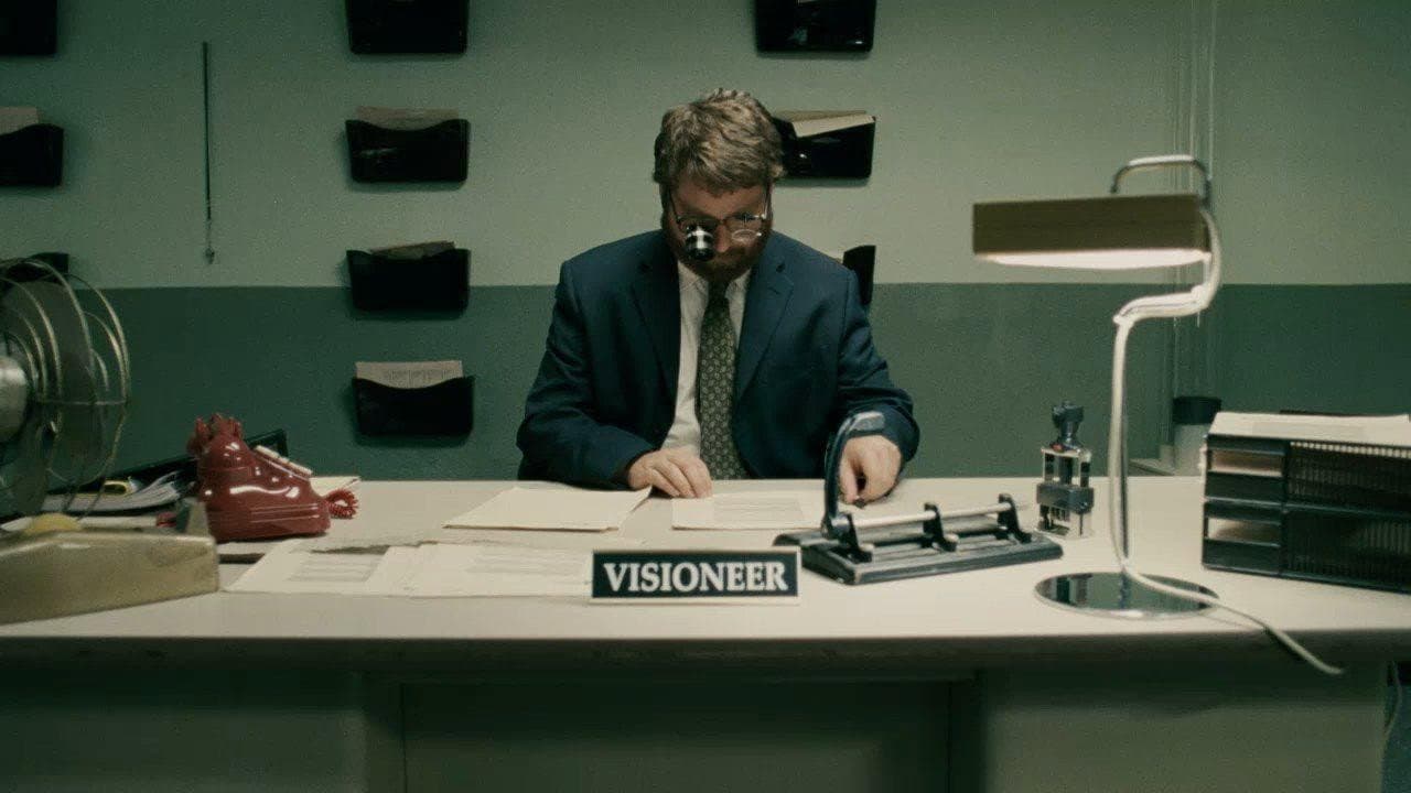 Szene aus Visioneers - Wer wird denn gleich in die Luft gehen