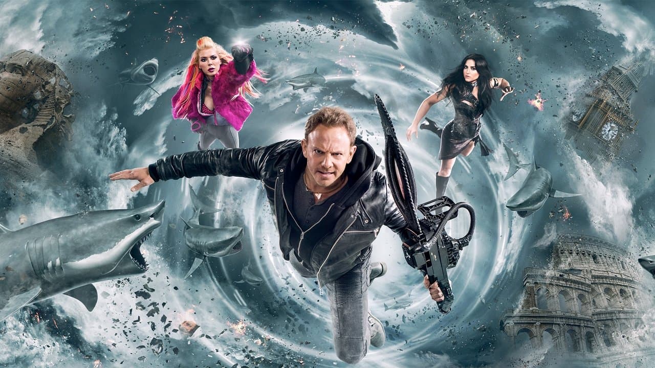 Szene aus Sharknado 5: Global Swarming