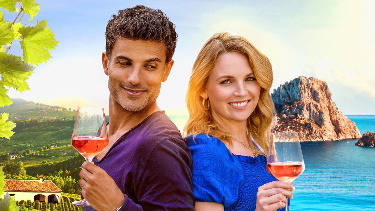 Szene aus Sonne, Rosé und ein Hauch von Liebe