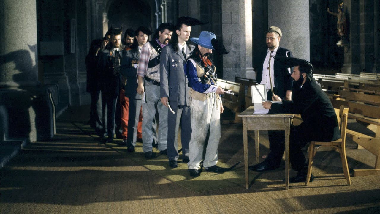 Szene aus Die Leningrad Cowboys treffen Moses