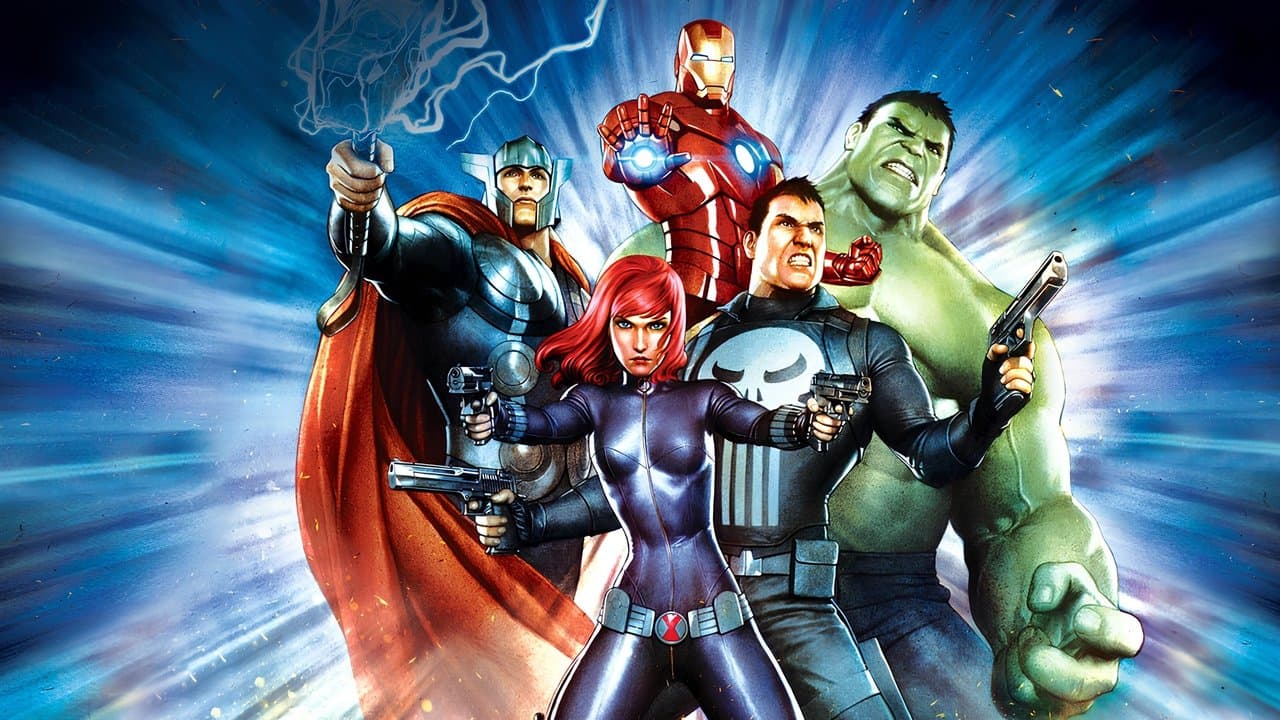 Szene aus Avengers Confidential: Black Widow & Punisher